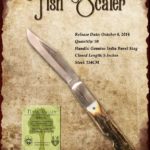 Tuna Valley Cutlery Gallery - 2014 Fish Scaler - Burnt Stag