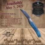 Excelsior Knife Co. gallery - Sea Serpent - Chuck Hawes - Blue Coral Damascus