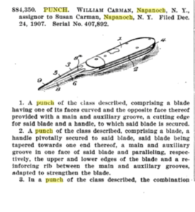 Carman Punch Patent