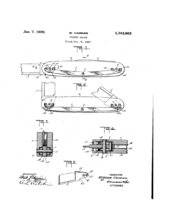 Carman Bearing Patent
