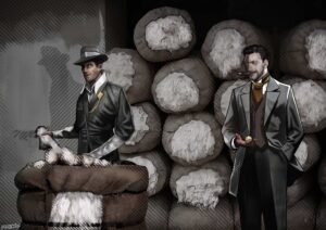 Cotton Exchange Illustration