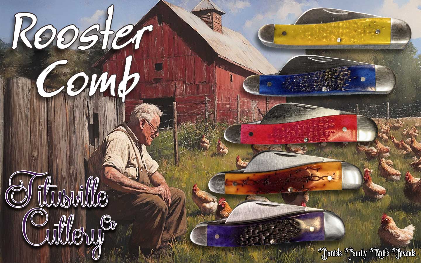 2024 Titusville Cutlery Rooster Comb Group Ad