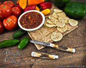 2025 Titusville Lexingtonian Damascus Burnt Stag