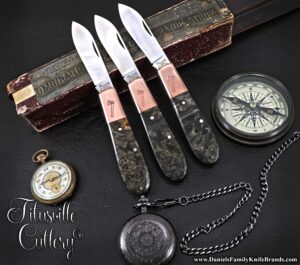 2022 Titusville Cutlery Norman Barlow Burl Wood Redsmith group 2