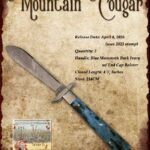 2026 Tuna Valley Mountain Cougar Spear Blade Blue Mammoth Ivory with Cap