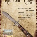 2026 Tuna Valley Mountain Cougar Spear Blade Crosscut Mammoth Ivory with Cap