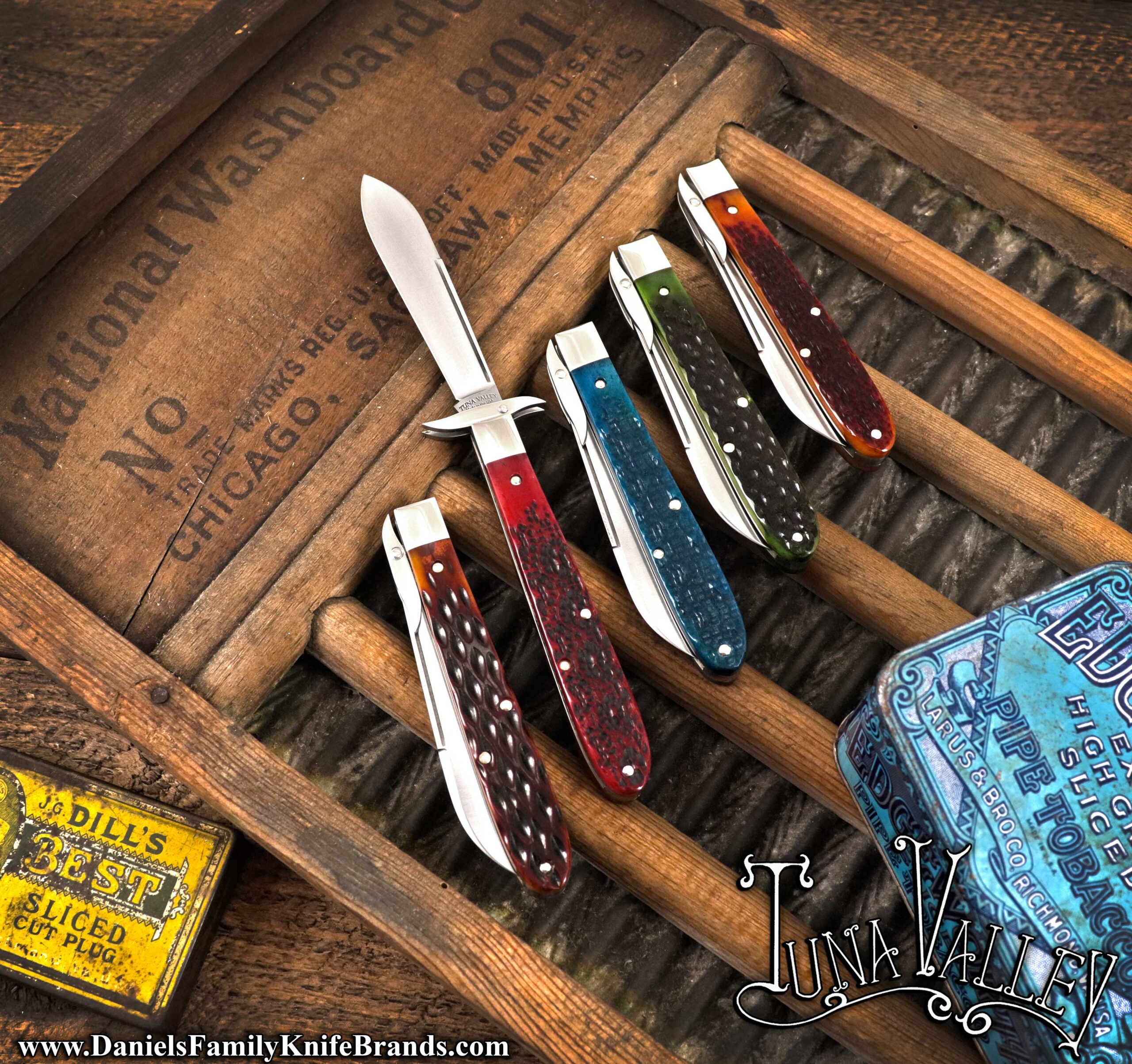 2026 Tuna Valley Mountain Cougar Spear Blade Jigged Bone Group