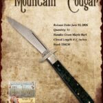 2026 Tuna Valley Mountain Cougar Green Maple Burl Clip Blade Gallery