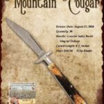 2026 Tuna Valley Mountain Cougar Burnt Stag Clip Blade Endcap