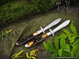 2026 Tuna Valley Mountain Cougar Spear Blade Genuine Burnt Stag Group Ad